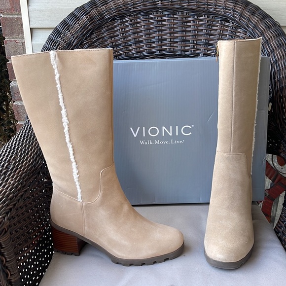 Vionic Brenna Boot Wheat 11 - Picture 1 of 17